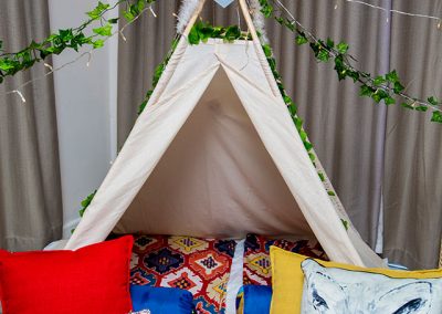 Teepee Slumber party for kids in Cape Town – into the wild theme gallery
