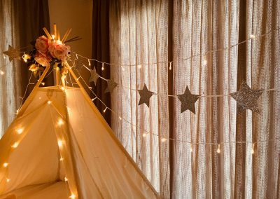 Cape Town Teepee Slumber party for kids – theme dream image