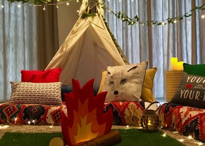 Teepee Slumber party for kids in Cape Town – theme into the wild